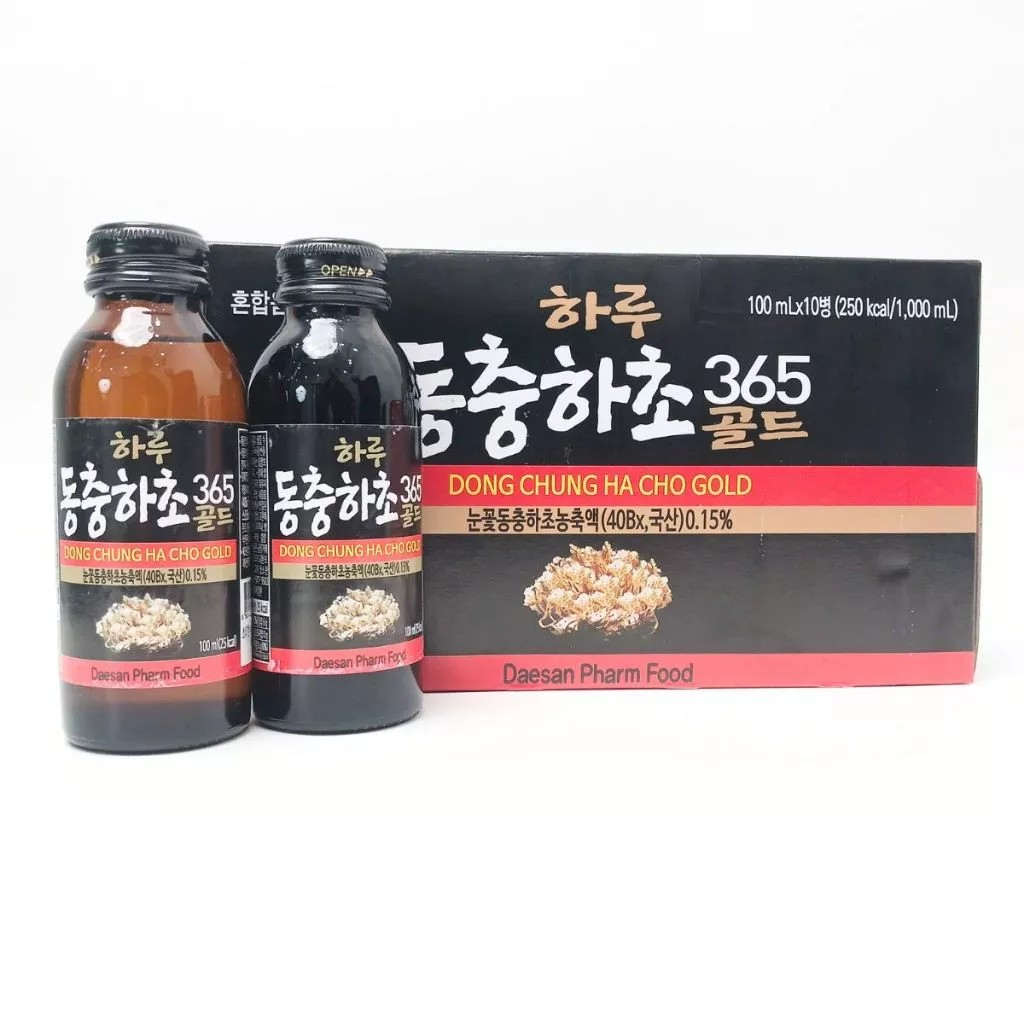 HỘP 10 CHAI NƯỚC ĐÔNG TRÙNG HẠ THẢO HÀN QUỐC - Thúy Sâm Yến Cộng Hòa