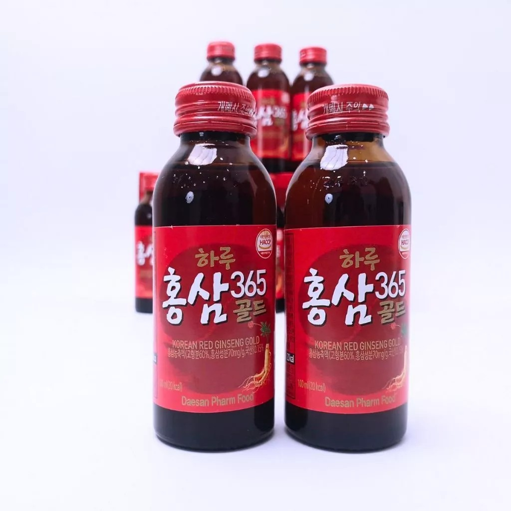 Nước Hồng Sâm Gold 365 DAESAN (100ml x 10 chai) - Thúy Sâm Yến Cộng Hòa