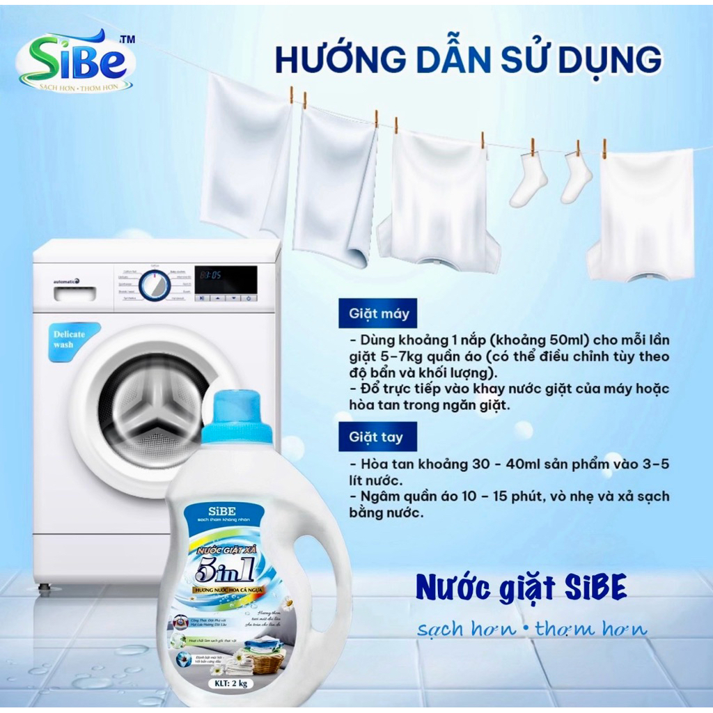 NƯỚC GIẶT CAO CẤP SIBE