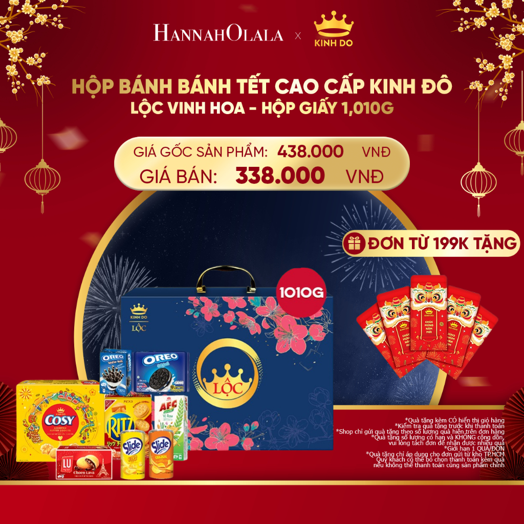 [HỎA TỐC] Hộp Bánh Tết 2026 Cao Cấp Kinh Đô Lộc Vinh Hoa 1010g - LIVE ...