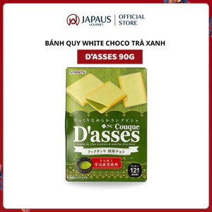 Bánh quy white choco trà xanh D'asses 90g