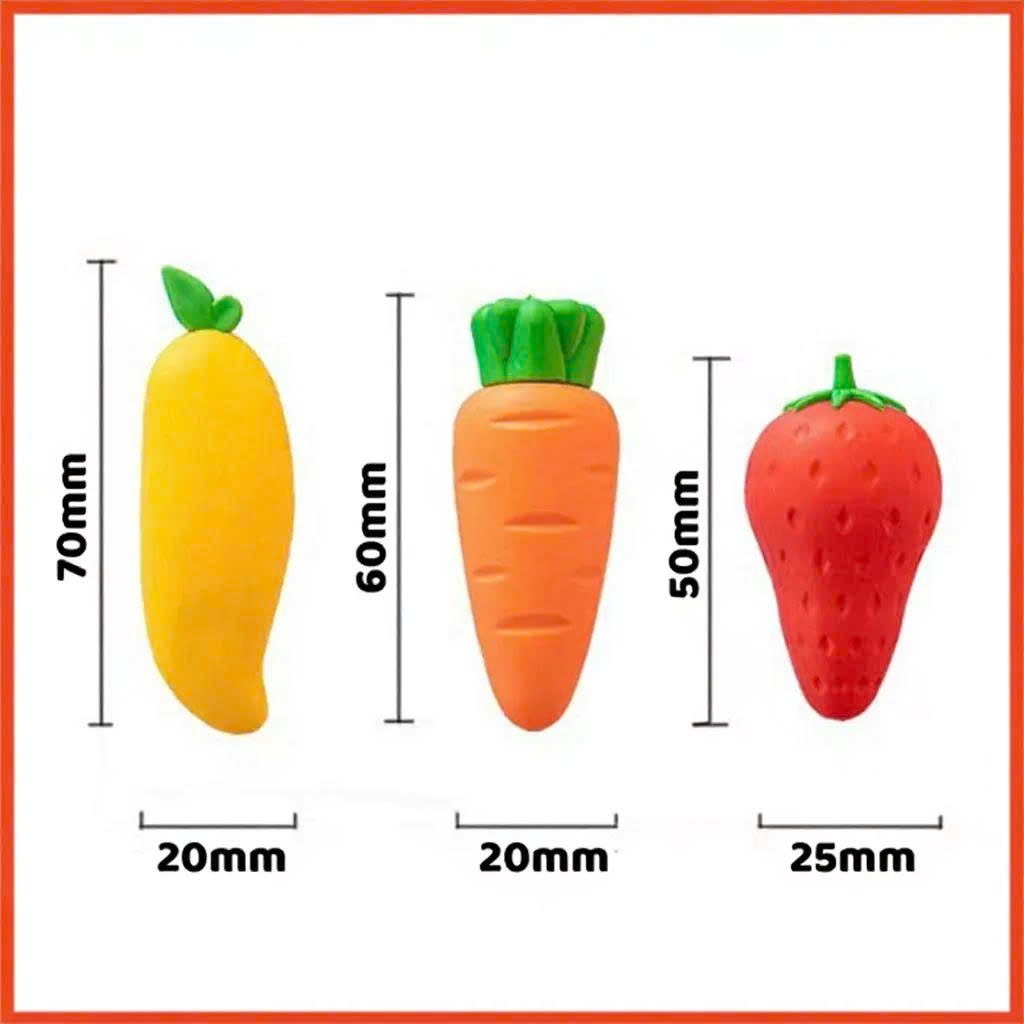 Cục Tẩy Chì Hoa Quả 4B Size Đại - Tẩy Sạch Không Để Lại Vết Bẩn - Quà Tặng Học Sinh Dễ Thương