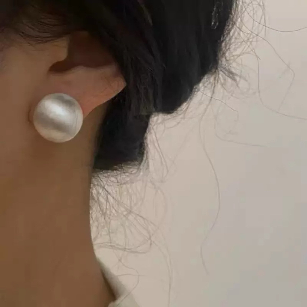 HOẢ TỐC Bông Tai Ngọc Trai 16mm QUEMEO Ánh Xà Cừ Bản Đẹp Tiểu Thư Áo Dài