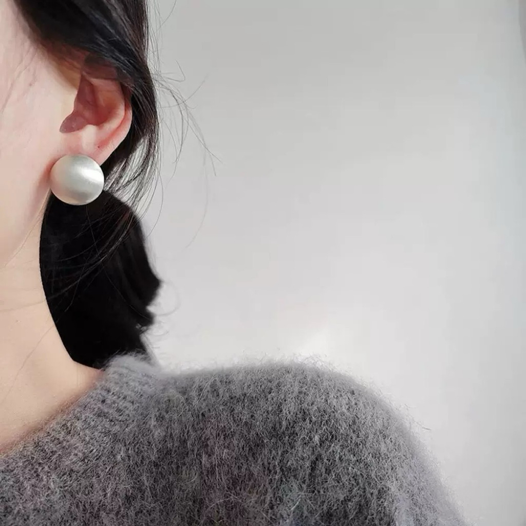 HOẢ TỐC Bông Tai Ngọc Trai 16mm QUEMEO Ánh Xà Cừ Bản Đẹp Tiểu Thư Áo Dài