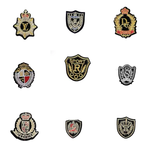 patch vải ủi nhiệt thêu hình thời trang logo huy hiệu gắn áo véc kỉ yếu