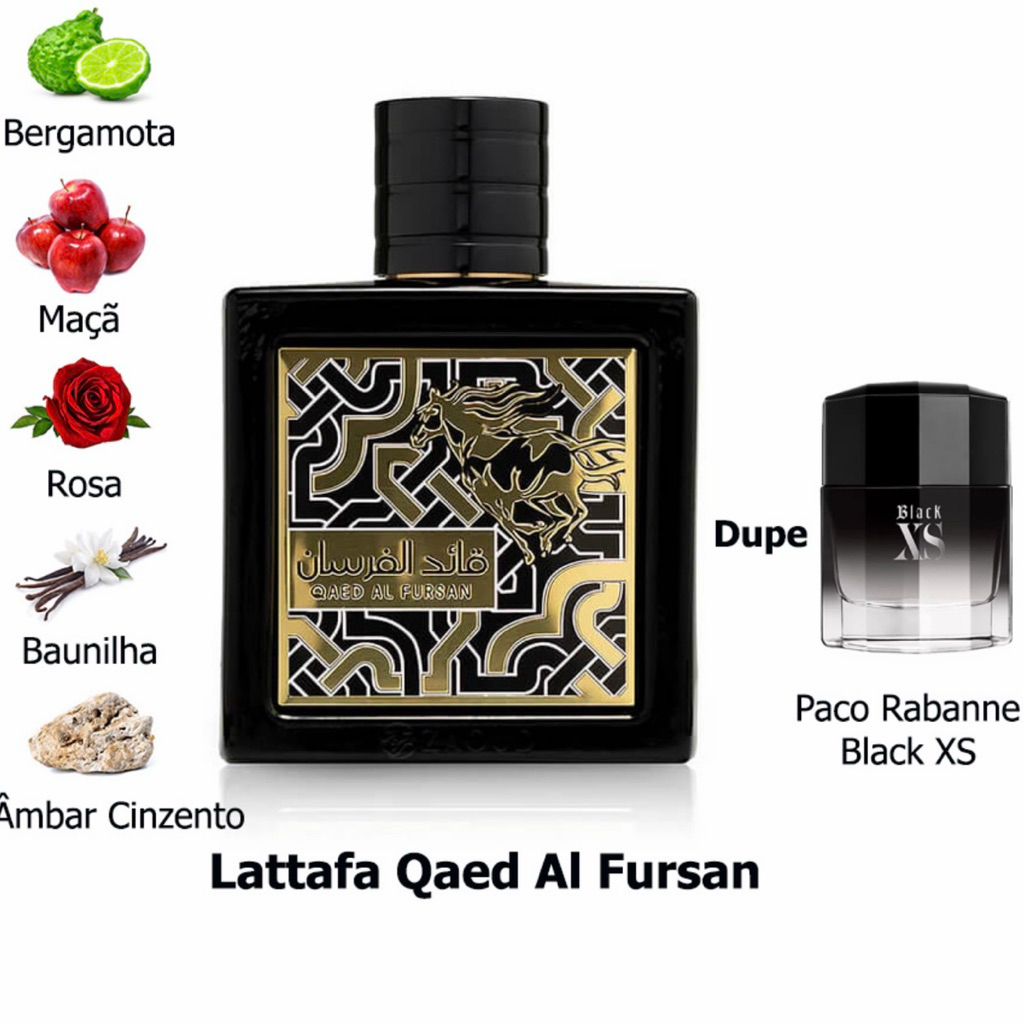 Nước hoa nam Lattafa Qaed Al Fursan EDP 90ml
