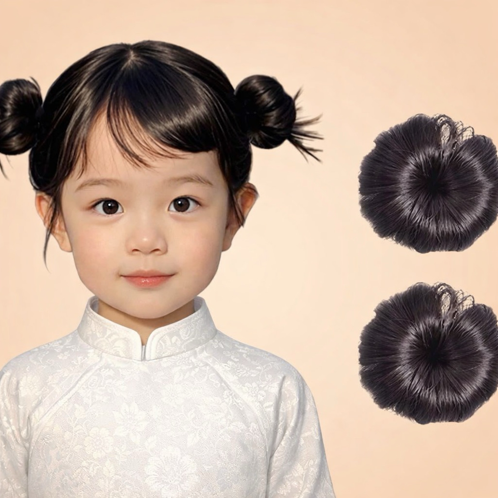 BÚI MINI/ BÚI NATRA CHO BÉ DIỆN TẾT SET 2 KẸP TÓC BÚI HÀN QUỐC CHO BÉ GÁI SIÊU CƯNG - CHỤP ÁO DÀI ĐÁNG YÊU LOẠI CỰC DÀY