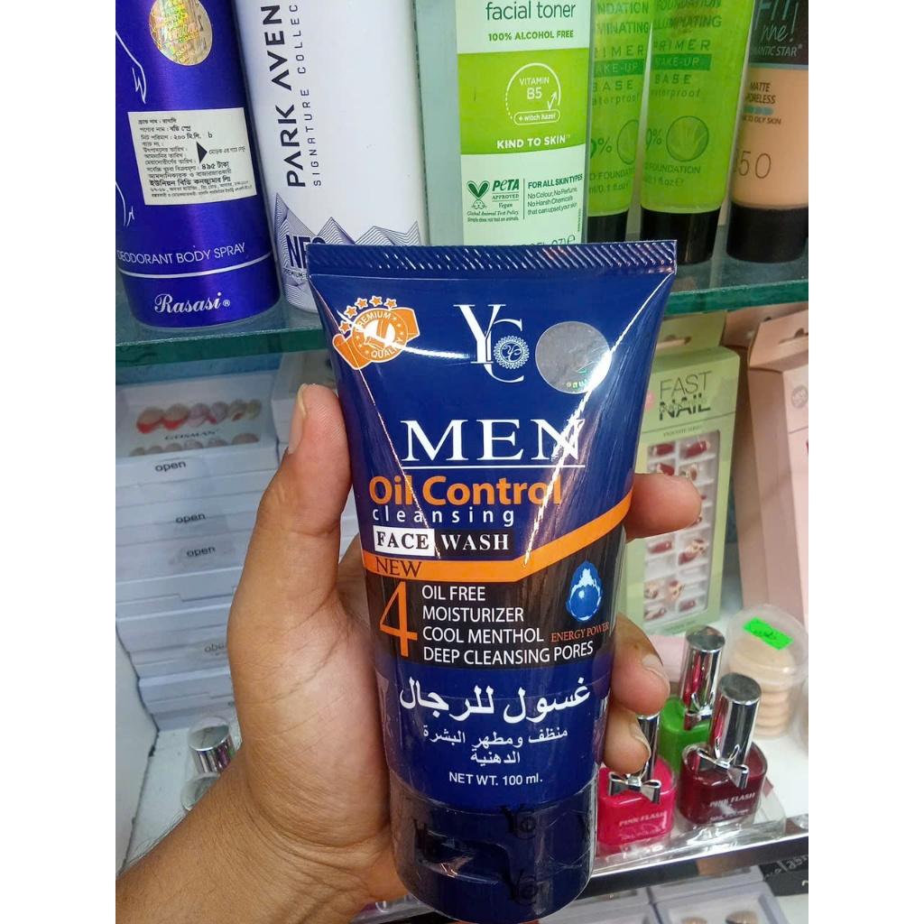 Sữa Rửa Mặt Nam Thái Lan YC Oil Control 100ml – Kiểm Soát Nhờn, Mát Lạnh Menthol, Làm Sạch Sâu