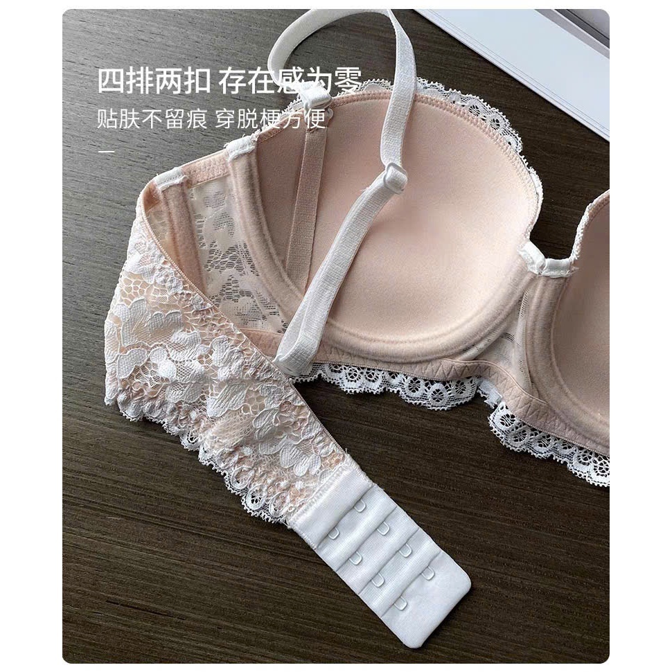 [Peinn] Áo lót nữ , áo ngực nữ ren hoa cup ngang đệm mỏng mềm mại có gọng cao cấp 003