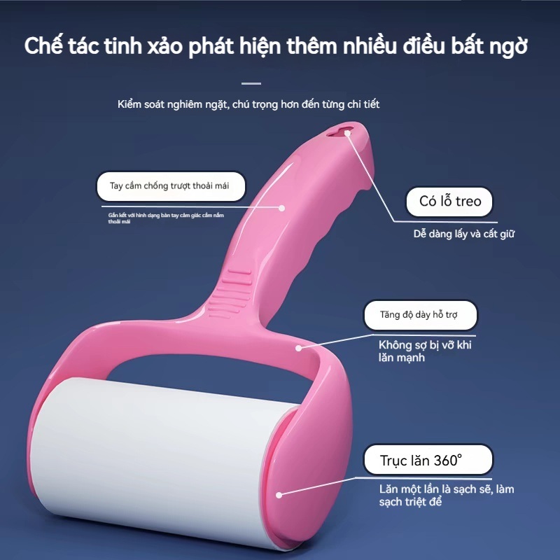 Cây Lăn Bụi Làm Sạch Quần Áo Ga Giường Lông Vật Nuôi Nhanh Chóng Tiện Lợi Cho Gia Đình