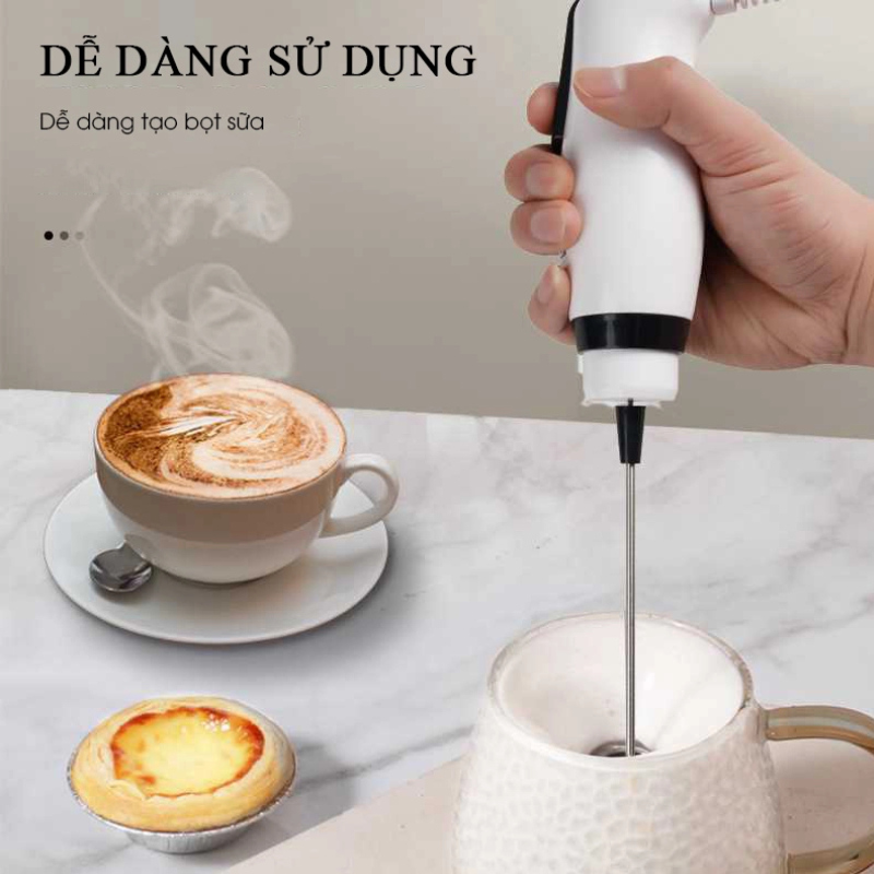 Máy Tạo Bọt Cafe, Đánh Bọt Sữa Cao Cấp Home 25W – Điện 220V, Động Cơ Mạnh Mẽ Tạo Bọt Nhanh Chóng