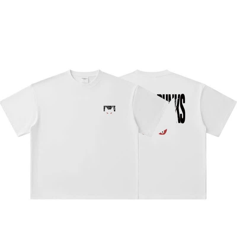 Áo thun Stee Cổ tròn HIPHOPPUNKS Localbrand ICVCVNI Unisex Cotton