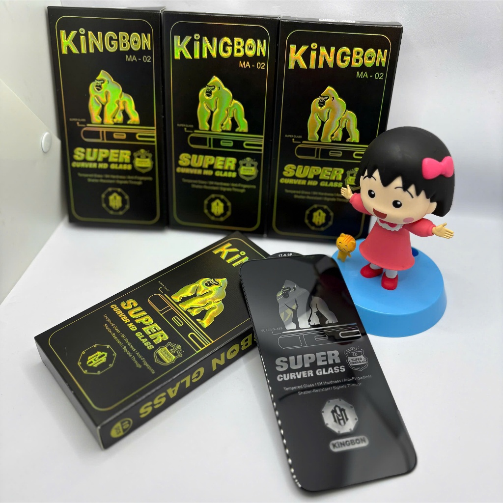 Kính Cường Lực IPHONE 6D Trong Suôt KiNGBON MA-02 KHÔNG HỘP CHO ĐỦ MÃ IPHONE