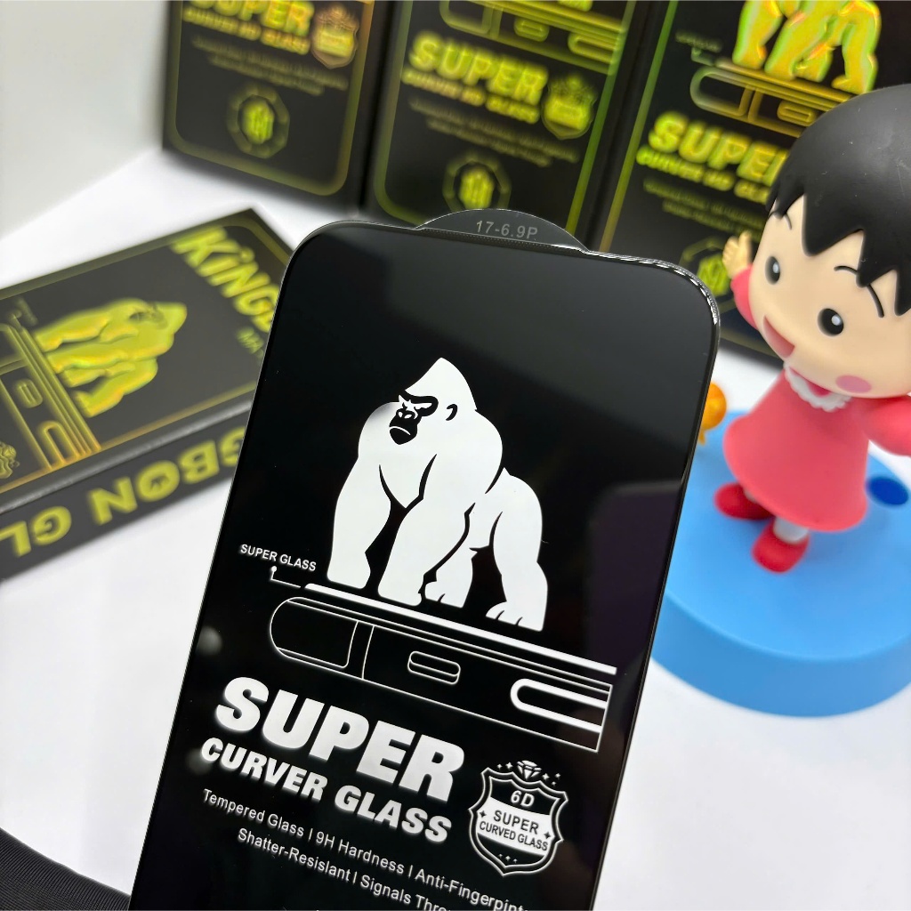 Kính Cường Lực IPHONE 6D Trong Suôt KiNGBON MA-02 KHÔNG HỘP CHO ĐỦ MÃ IPHONE