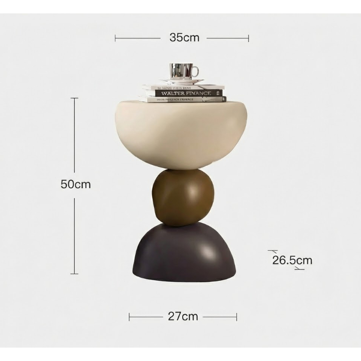 Bàn Phụ Bàn Trà Phong Cách Wabi Sabi Thiết Kế Vintage Hiện Đại