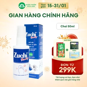 Xịt khử mùi hôi chân và giày (hương quế) Zuchi Family 50ml