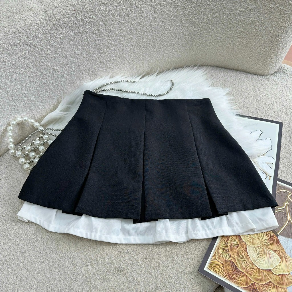 Chân Váy Lưng Cao Xòe Bigsize Nữ vải tây, có lót trong, dây kéo giọt lệ, chất vải tây mềm mát CV421