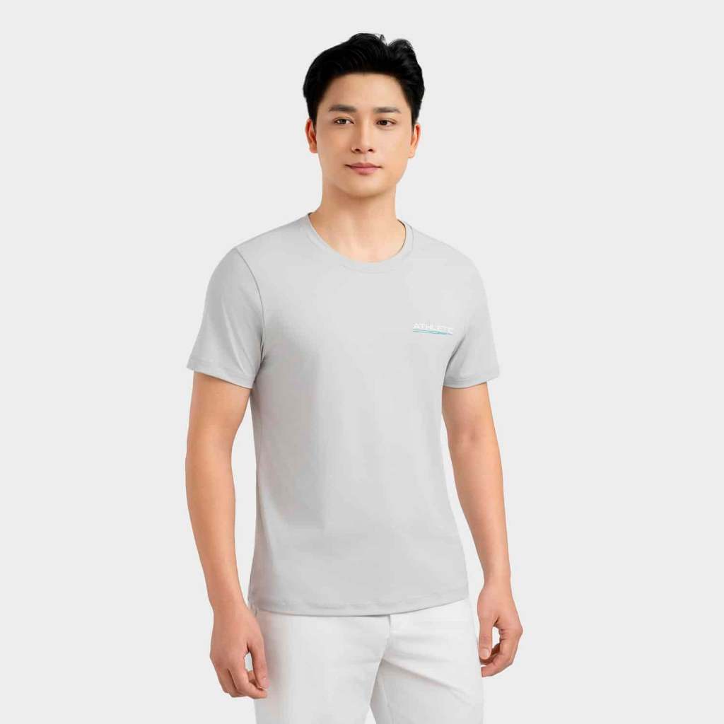 Áo Thun Nam Insidemen Regular Fit, Basic Dễ Phối, Co Giãn Thoải Mái ITS024MAH0