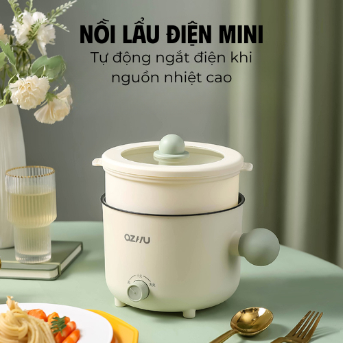 Nồi Lẩu Mini Đa Năng 2 Tầng Nấu, Hấp, Lẩu Tiện Dụng Cho Gia Đình