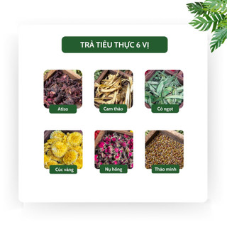 [Mua 1 tặng 1] Trà Tiêu Thực hỗ trợ nhuận tràng, tiêu độc, mát gan, lợi tiêu hóa - Tiệm Trà Việt