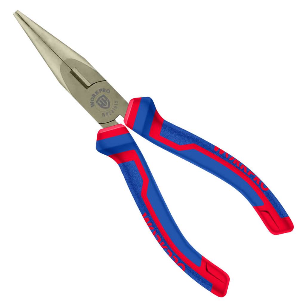 Kìm mũi dài đa năng bằng thép Cacbon cao cấp WORKPRO 160mm - WP231012, 200mm - WP231013. Hàng chuẩn chính hãng
