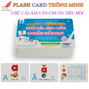Flashcard Thông Minh Chữ Cái – Âm – Vần Chuẩn Tiểu Học (0-6 Tuổi) | Thẻ Học Tiếng Việt Sớm