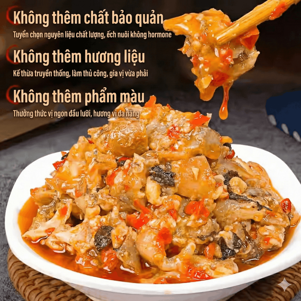 Ếch Chưng Ớt Tía Tô Hồ Nam 238g - Thịt Ếch Dai Ngọt, Cay Nồng Đưa Cơm Không Tanh, Món Nhậu/Ăn Cơm Luka Food