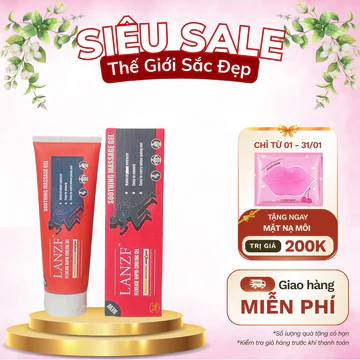 LANZF Kem Massage Giảm Đau Xương Khớp, Gel Xoa Bóp Giảm Đau Nhức, Thư Giãn Cơ Khớp Hiệu Quả 30g