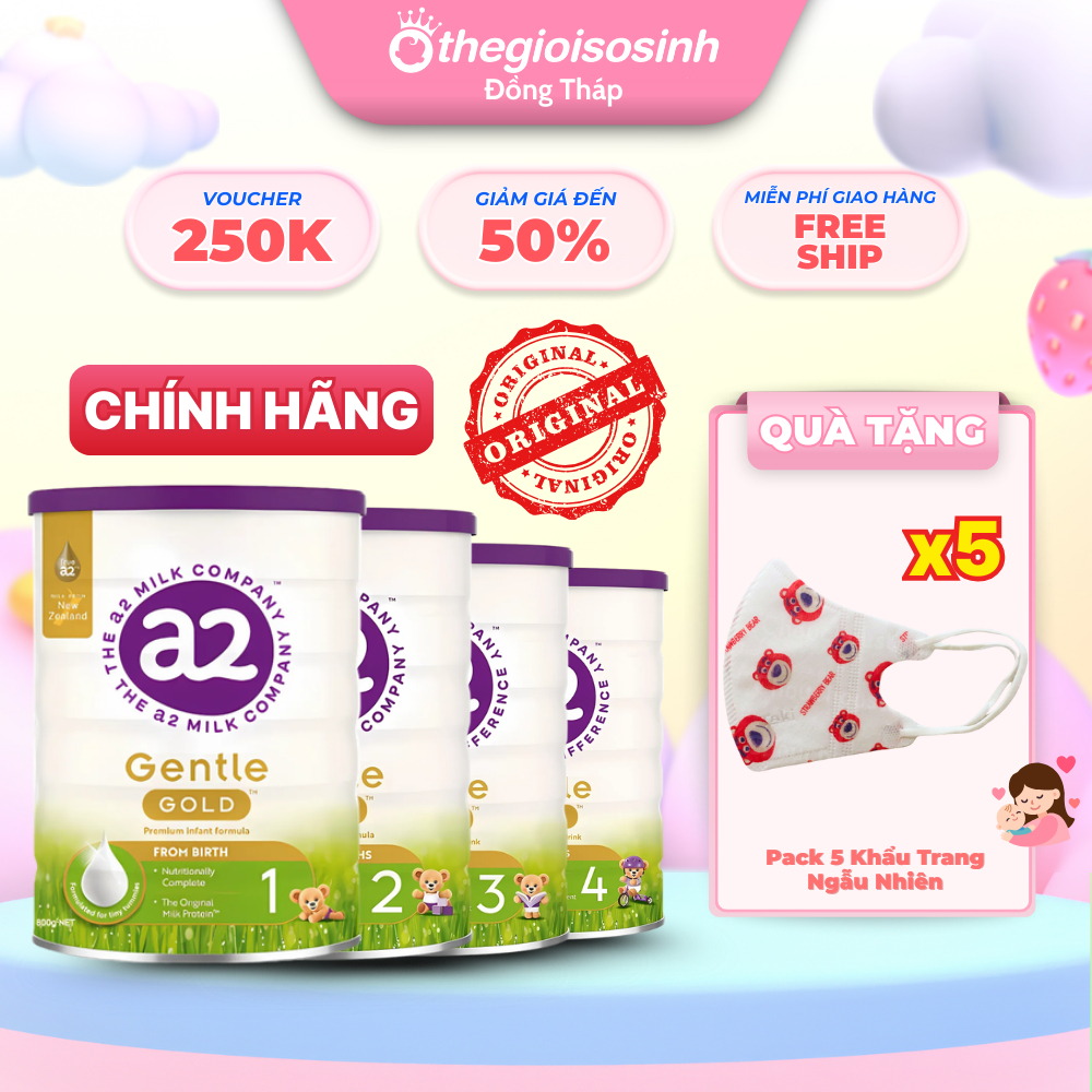 [🔥DEAL SỐC CÓ HẠN🔥] Sữa A2 Gentle Gold Premium/Immune Nguyên Kem Đạm A2 Bé Phát Triển Toàn Diện