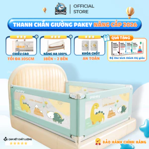 Thanh Chắn Giường Pakey 2026 Nâng Hạ 1 Bên 100%, Thanh Chắn Giường Mẫu Mới 2026