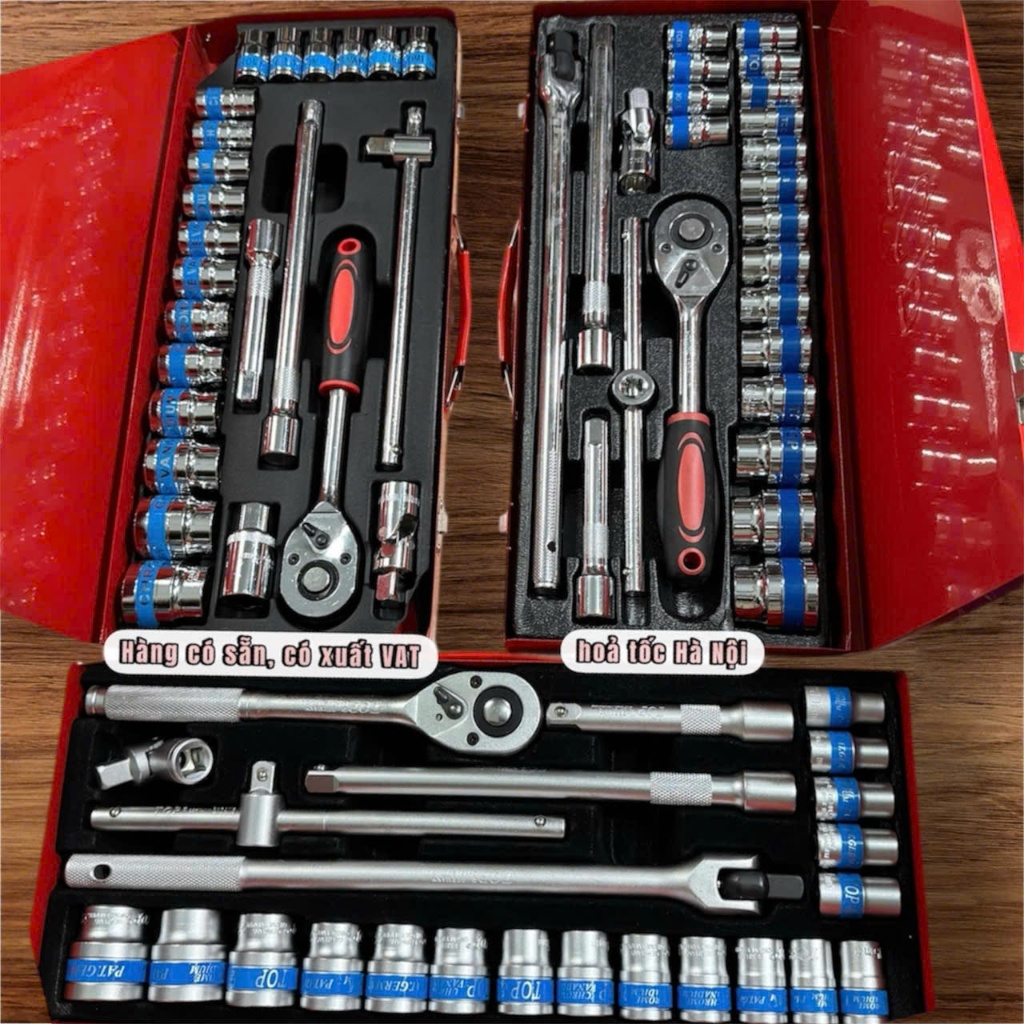 Bộ khẩu TOP 24 chi tiết 8-32, 10-32mm 1/2