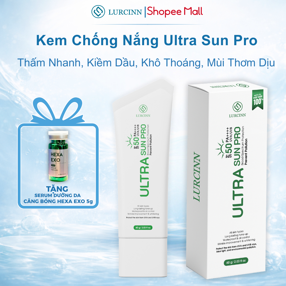 Thiết kế của Kem Chống Nắng Vật Lý Kiềm Dầu