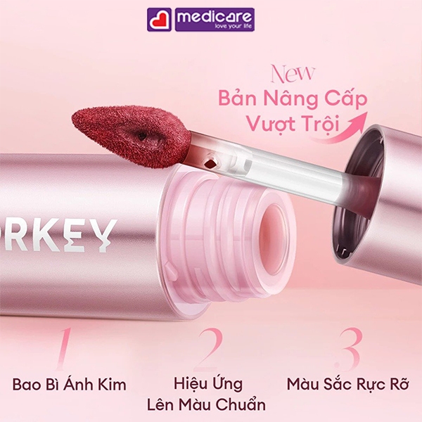Son bùn COLORKEY Mousse Matte Lip Mud Tender 2g