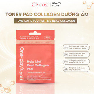 One-day's you - Toner Pad Dưỡng Ẩm - Help Me Real Collagen 10 Miếng | Clycos Phân Phối