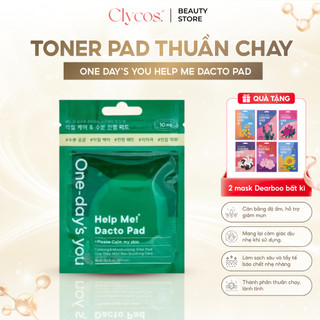 One-day's you - Toner Cấp Ẩm Giảm Mụn - Help Me Dacto Pad 10 Miếng | Clycos Phân Phối