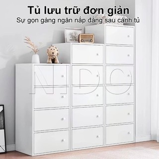 Nido Tủ Gỗ Đa Năng Có Ngăn Kéo MDF 3/4/5 Ngăn Kết Hợp Kệ Thiết Kế Hiện Đại Gọn Nhẹ