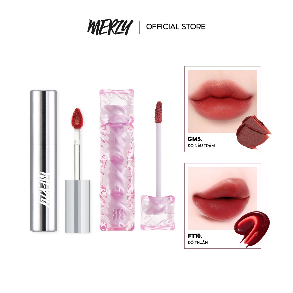 COMBO 2 son Merzy Water Fit Blur Tint 3.7g + Merzy The Glam Mellow Tint ...