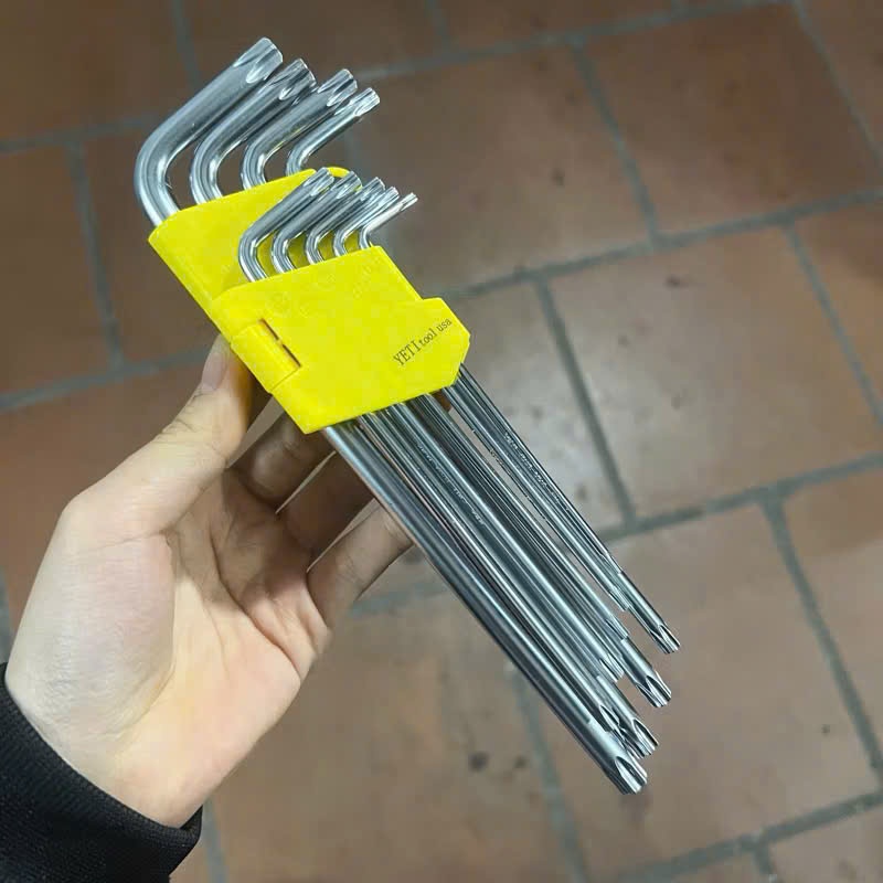 Bộ lục giác 9 cây đầu bông và bi Yetl usa
