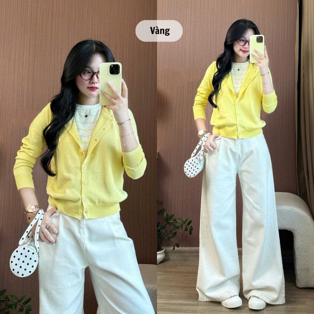 Set Áo len 2 chi tiết gồm áo len mongtogi nữ và layer giả yếm liền thân HÀNG ĐẸP L1