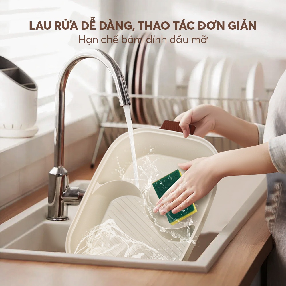 Nồi Lẩu nướng 2 Ngăn Elmich MPE1301/ MPE1299 Chống Dính ,Công Suất Lớn, Bếp lẩu Uyên ương đa năng