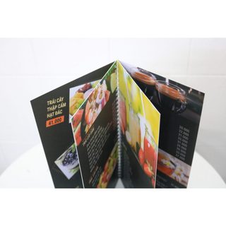 In Menu Nhựa PVC Dẻo – Bền Đẹp, Chống Nước, Không Phai Màu, có bảo hành