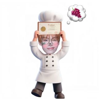 Móc khoá Cortis đầu bếp