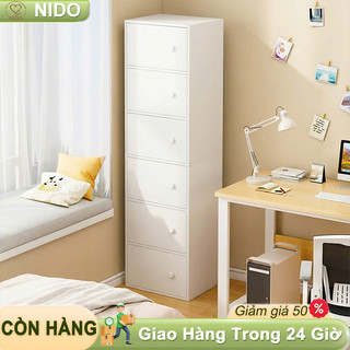 Nido Tủ Gỗ Đa Năng Có Ngăn Kéo MDF 3/4/5 Ngăn Kết Hợp Kệ Thiết Kế Hiện Đại Gọn Nhẹ