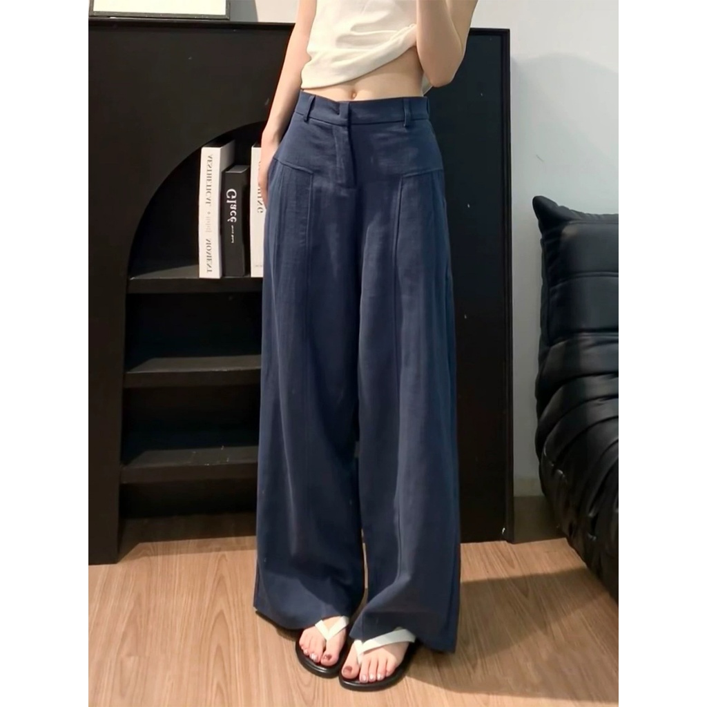 𝗗𝗼𝗻𝗶 - Quần Linen xuông bamboo mát
