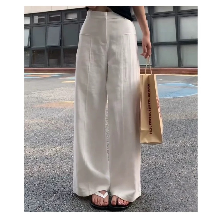 𝗗𝗼𝗻𝗶 - Quần Linen xuông bamboo mát