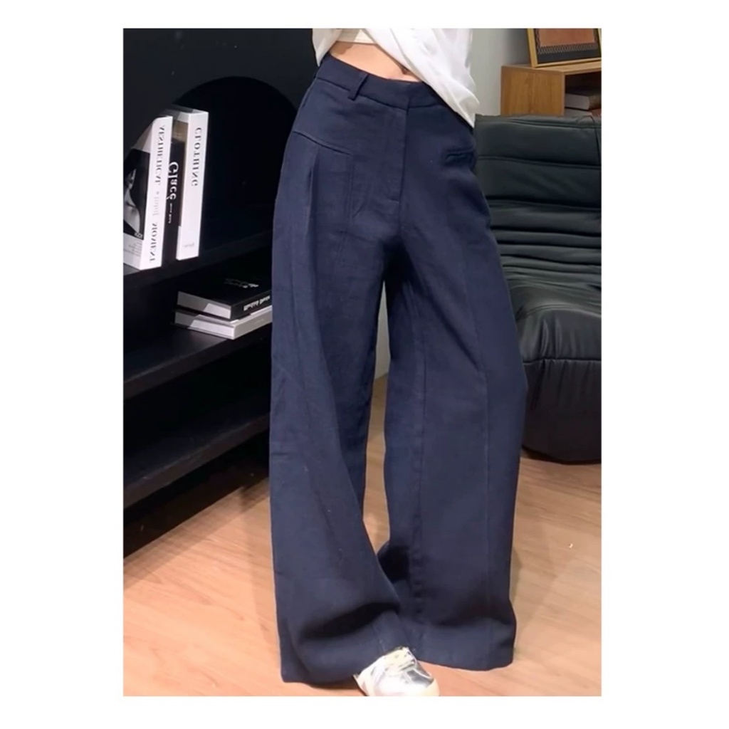 𝗗𝗼𝗻𝗶 - Quần Linen xuông bamboo mát