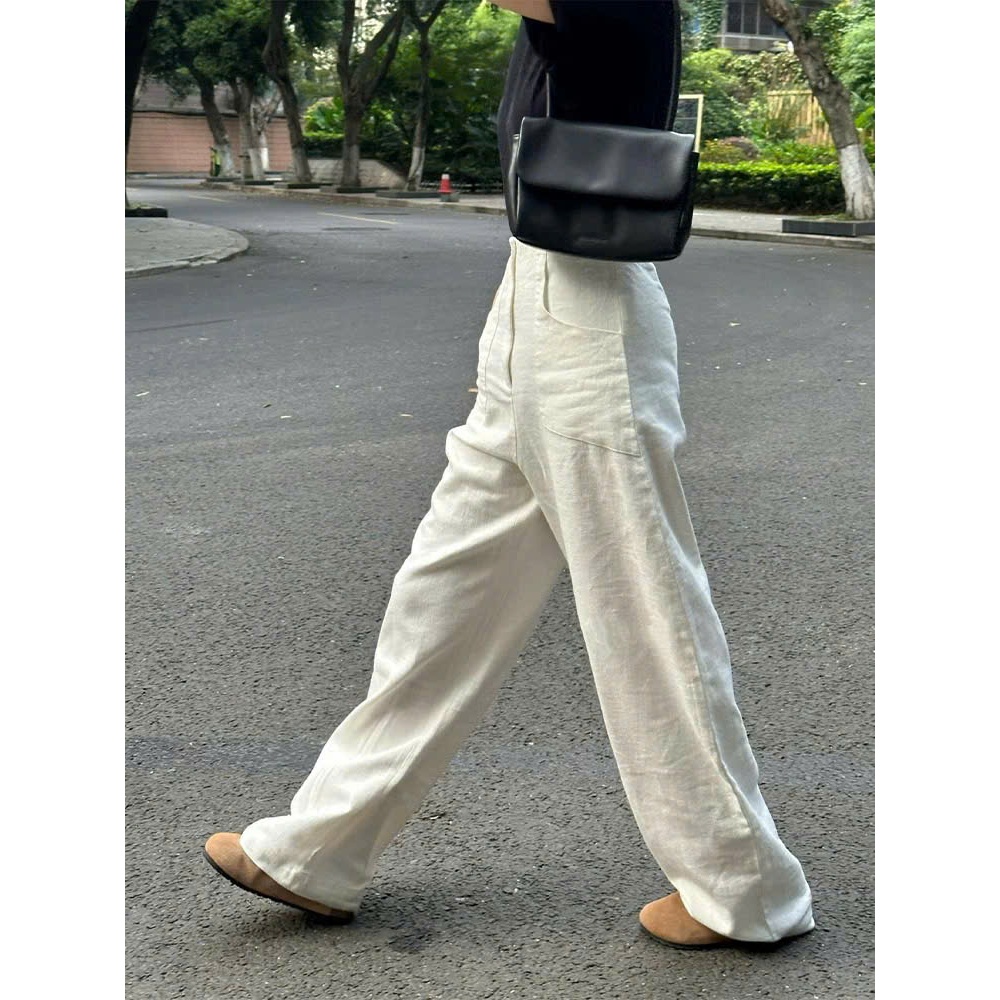 𝗘𝗺𝗹𝗼- Quần Linen xuông bambo