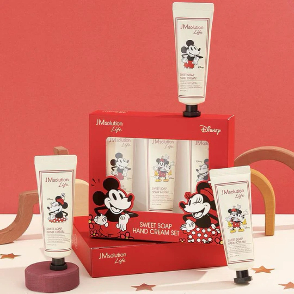 (Hàng công ty)Sét 3 tuýp kem tay JMsolution Disney Life Sweet Soap