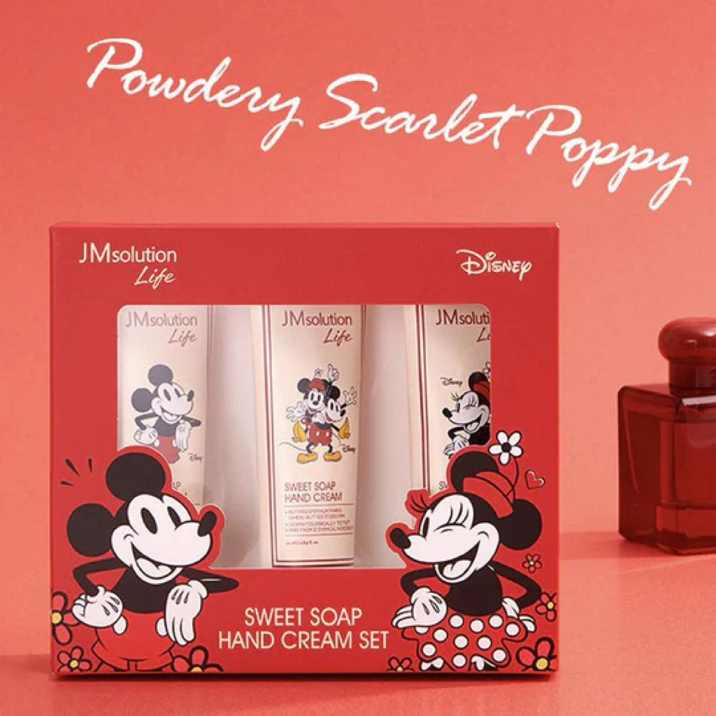 (Hàng công ty)Sét 3 tuýp kem tay JMsolution Disney Life Sweet Soap