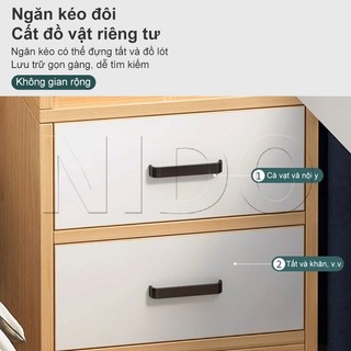 NIDO Tủ Gỗ Đa Năng Mdf Tủ Đựng Quần Áo Phong Cách Hiện Đại Tiết Kiệm Diện Tích Phù Hợp Nhiều Không Gian